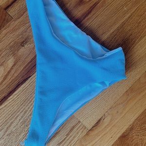 Blue bikini bottoms